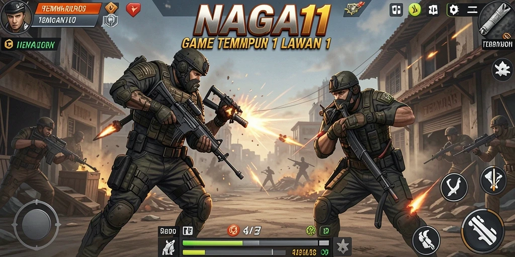 Tampilan antarmuka permainan NAGA11 yang menarik dan interaktif.