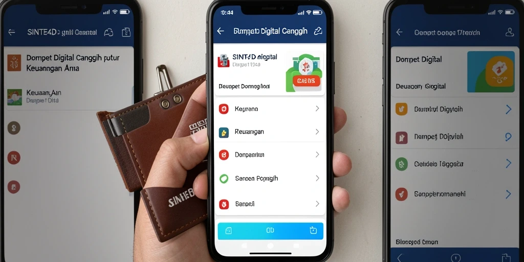 Tampilan antarmuka pengguna SINTE4D yang modern dan mudah digunakan.